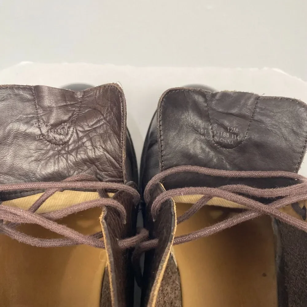 Cole Haan Men's Brown Leather Glenn Chukka Boots Size 12 M‎ Shoes Pre Owned